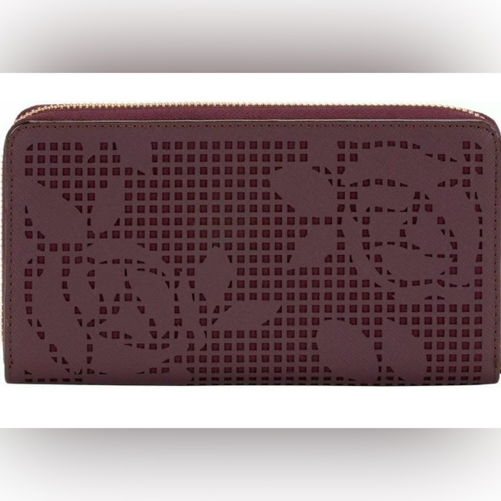 HOLD!!Authentic Kate Spade NY, Universal Zip Wristlet Wallet/Phone Case, Maroon - Picture 5 of 9